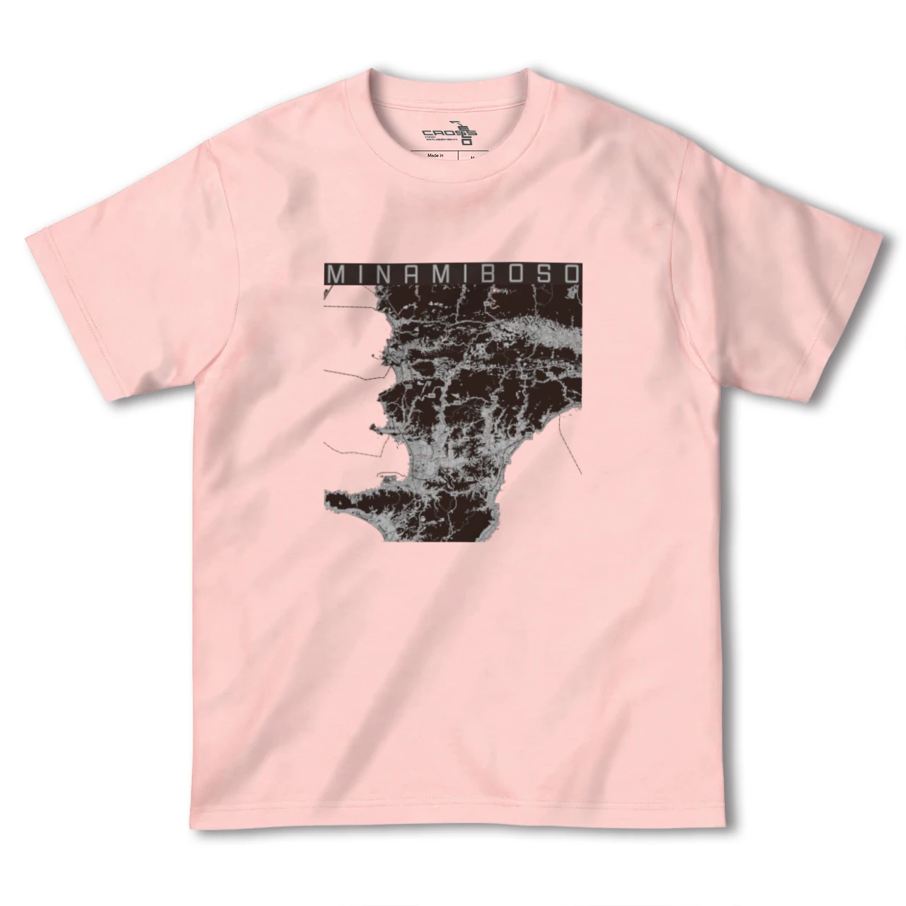 【南房総(千葉県)】地図柄ヘビーウェイトTシャツ