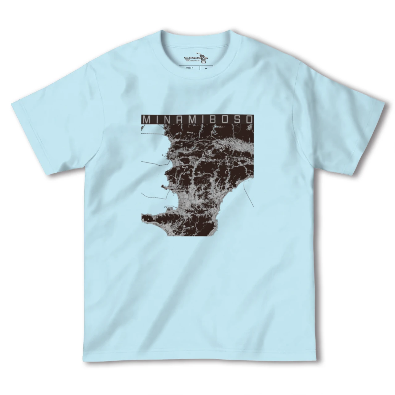 【南房総(千葉県)】地図柄ヘビーウェイトTシャツ