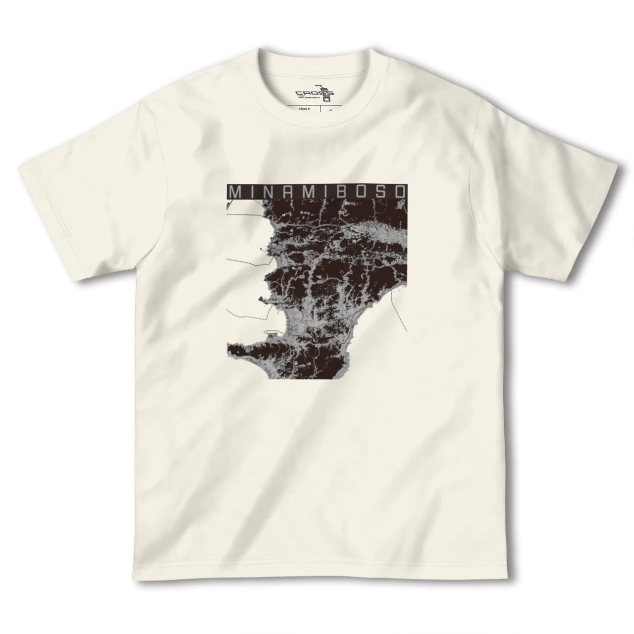 【南房総(千葉県)】地図柄ヘビーウェイトTシャツ