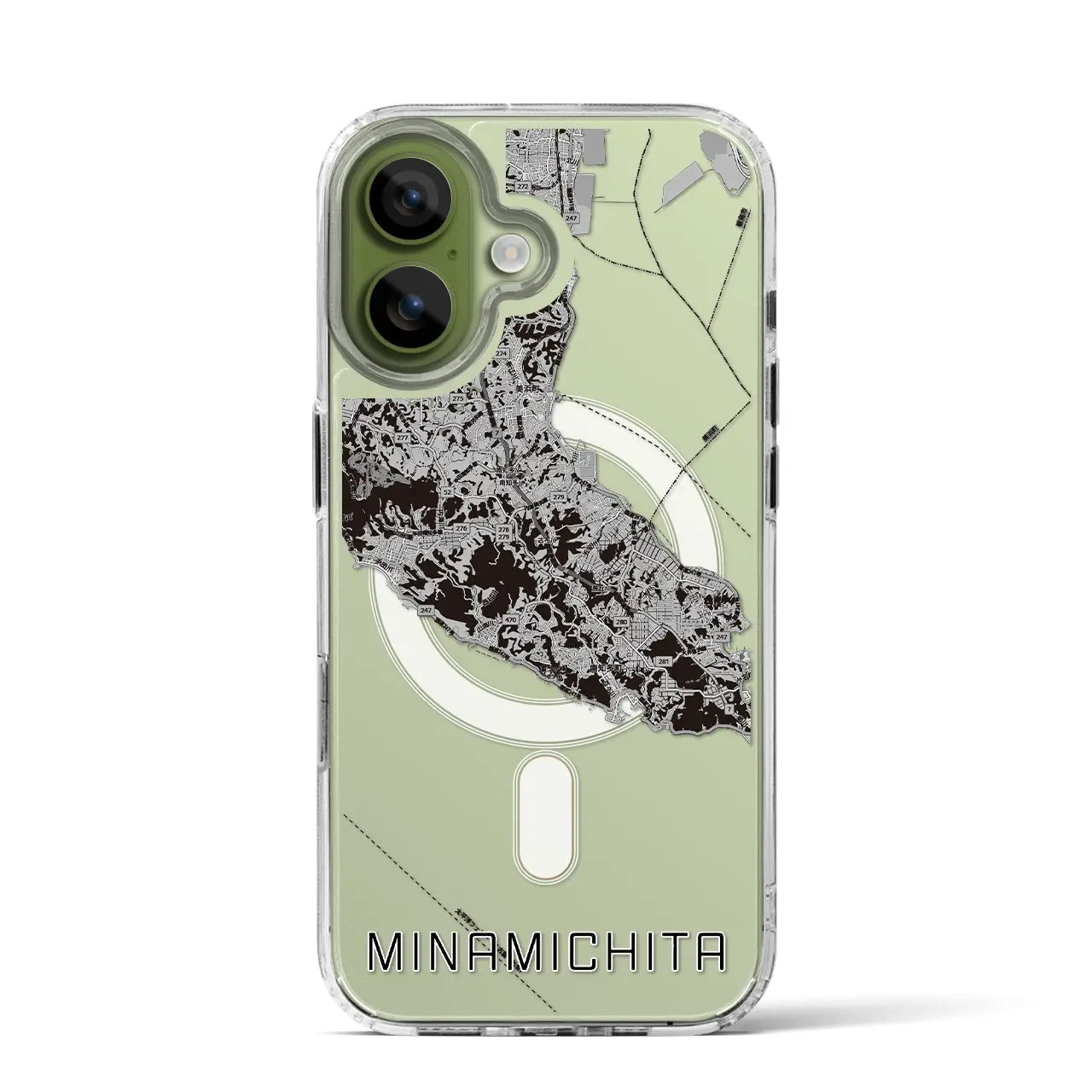 【南知多(愛知県)】地図柄iPhoneケース(MagSafeタイプ)
