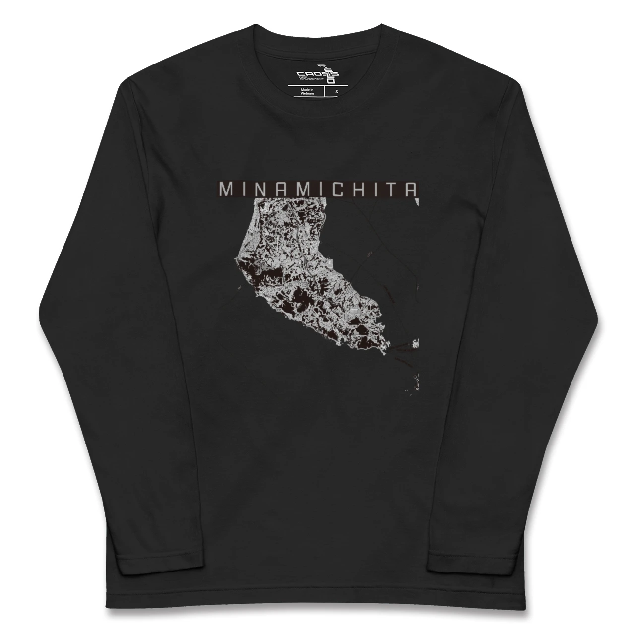 【南知多(愛知県)】地図柄ロングスリーブTシャツ
