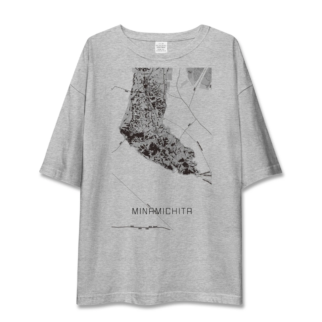 【南知多(愛知県)】地図柄ビッグシルエットTシャツ