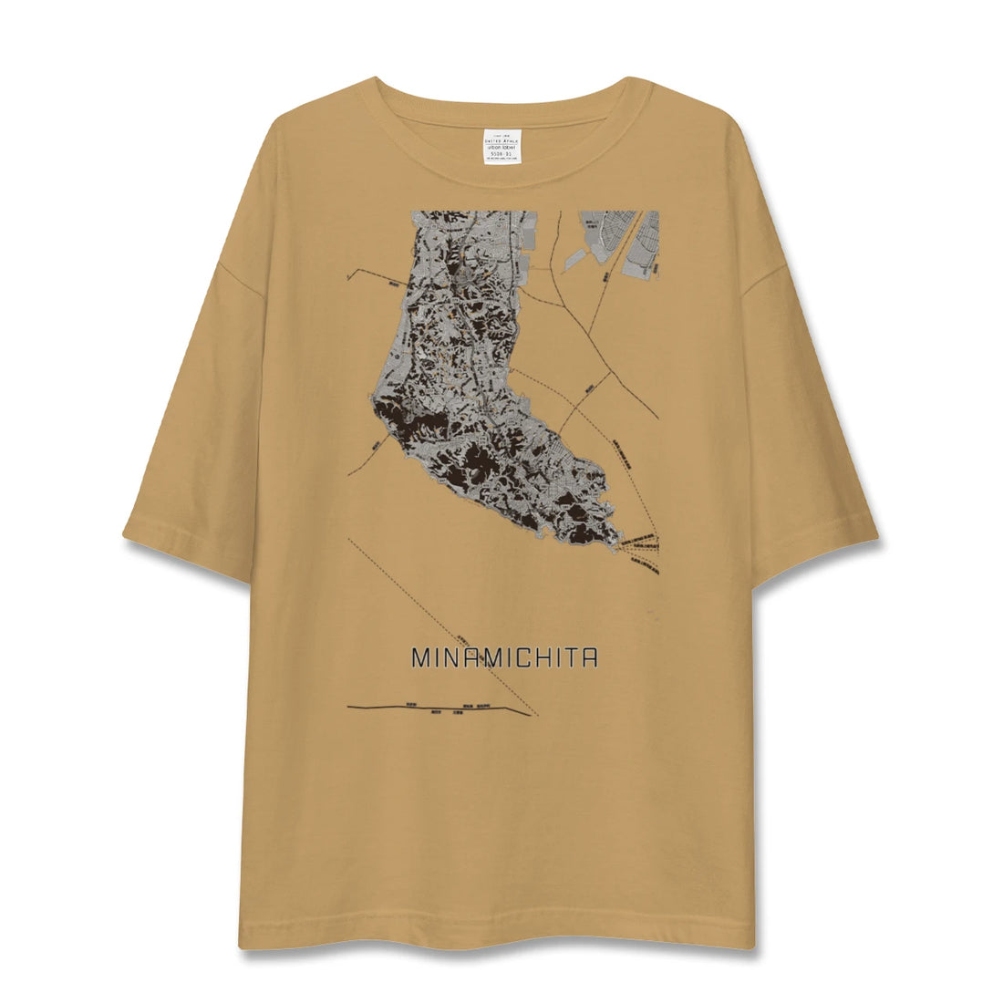 【南知多(愛知県)】地図柄ビッグシルエットTシャツ