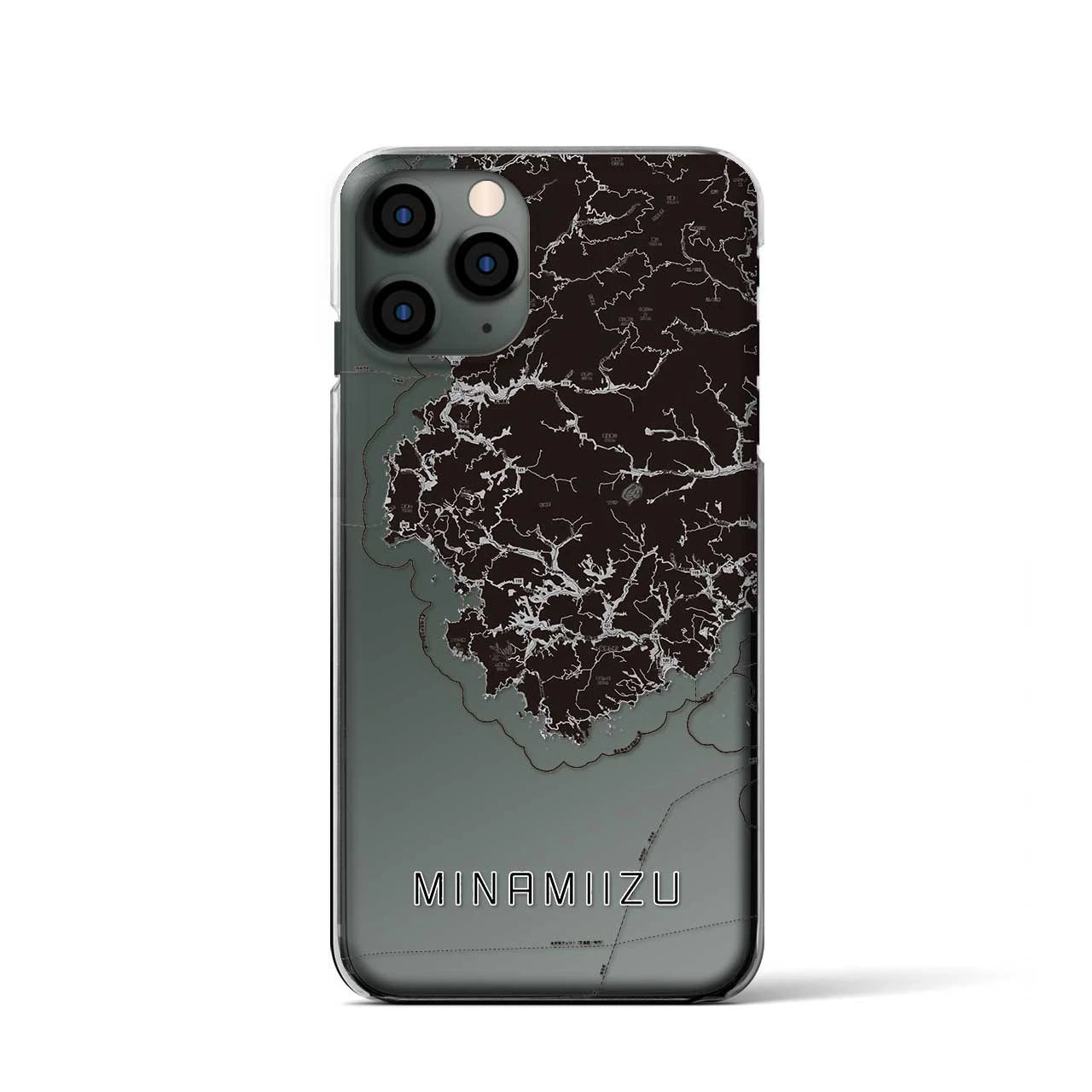 【南伊豆(静岡県)】地図柄iPhoneケース(クリアタイプ)