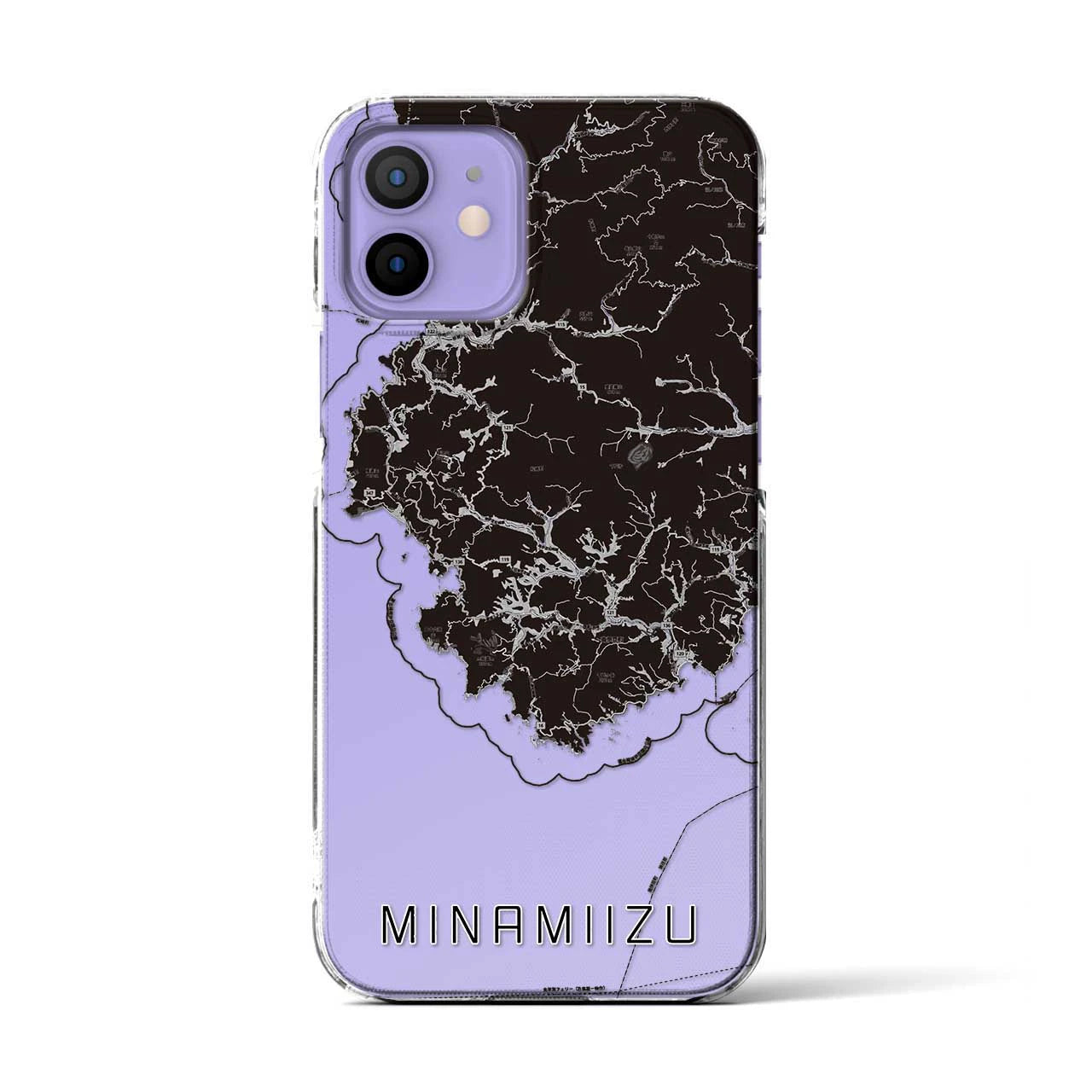 【南伊豆(静岡県)】地図柄iPhoneケース(クリアタイプ)