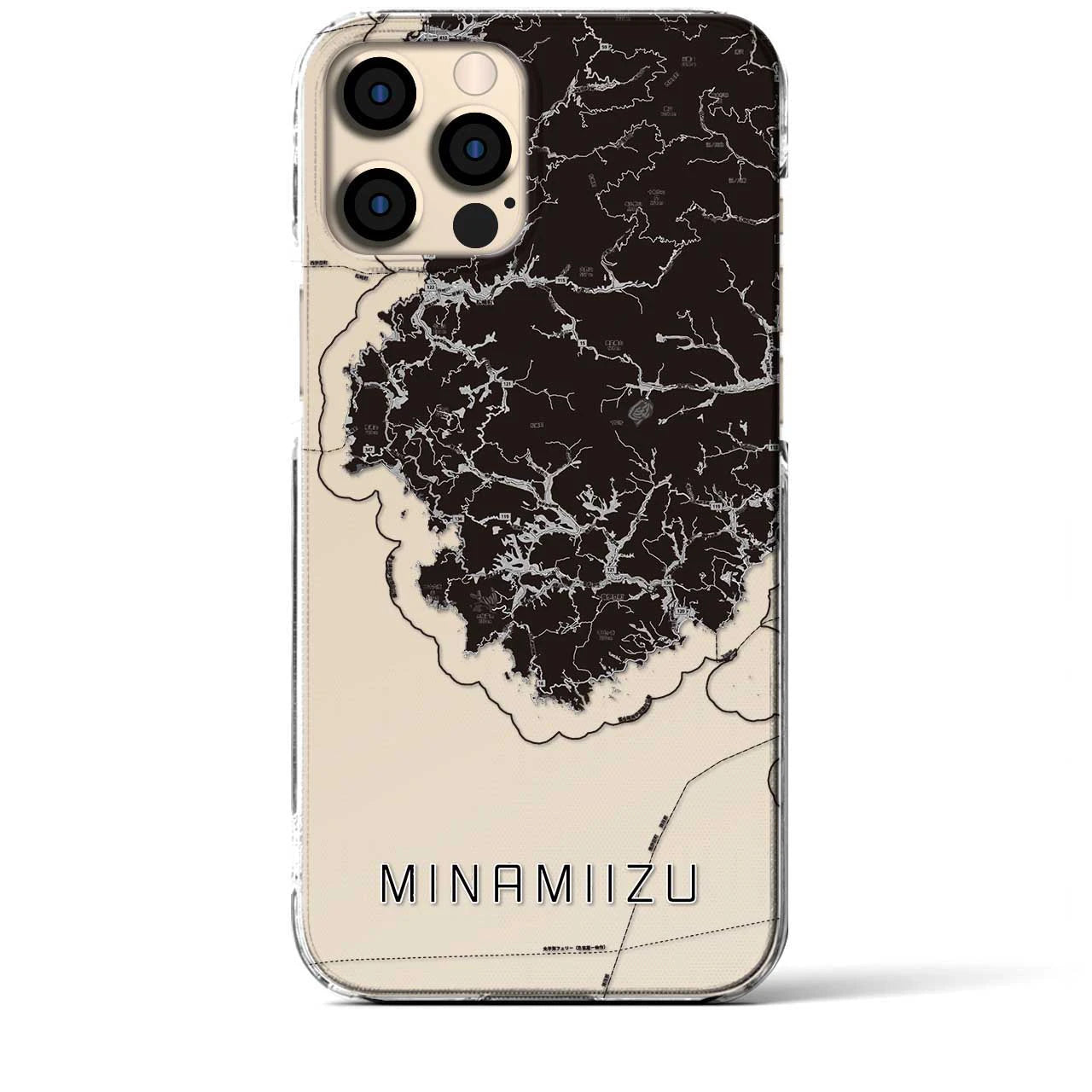 【南伊豆(静岡県)】地図柄iPhoneケース(クリアタイプ)