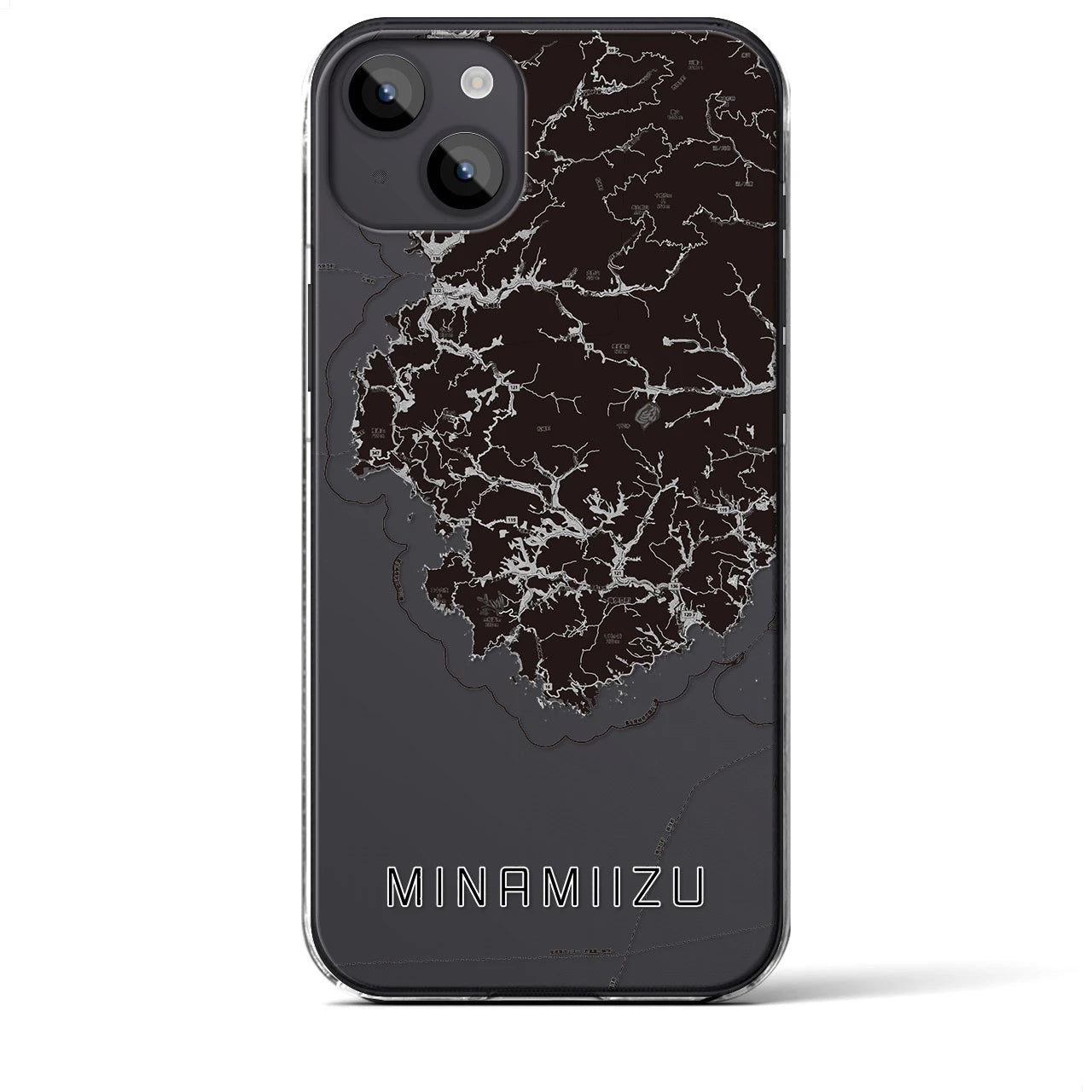 【南伊豆(静岡県)】地図柄iPhoneケース(クリアタイプ)