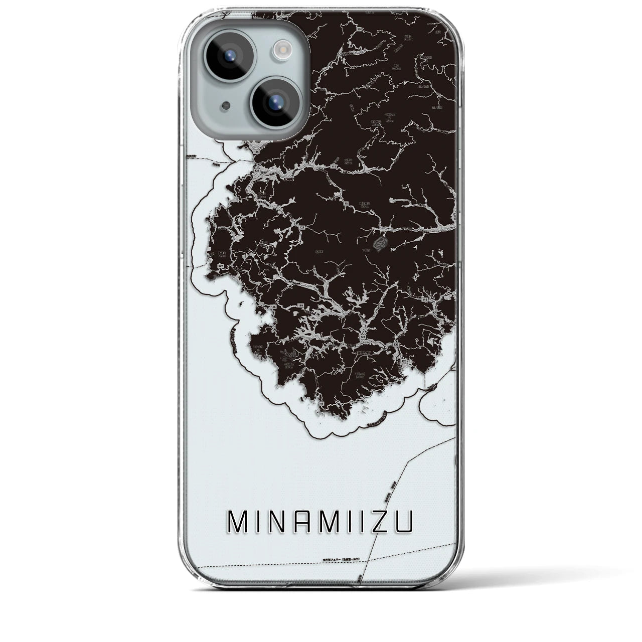 【南伊豆(静岡県)】地図柄iPhoneケース(クリアタイプ)