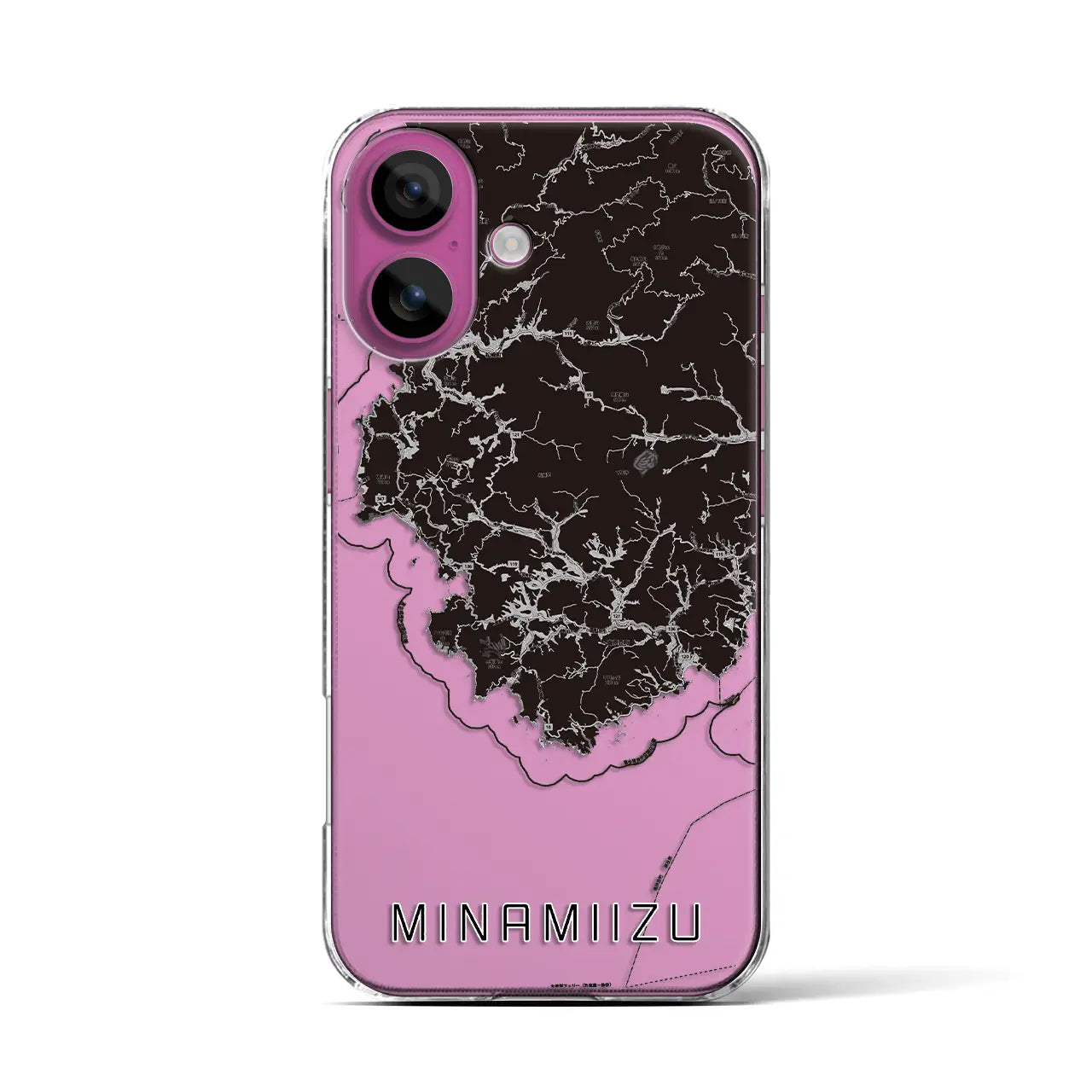 【南伊豆(静岡県)】地図柄iPhoneケース(クリアタイプ)