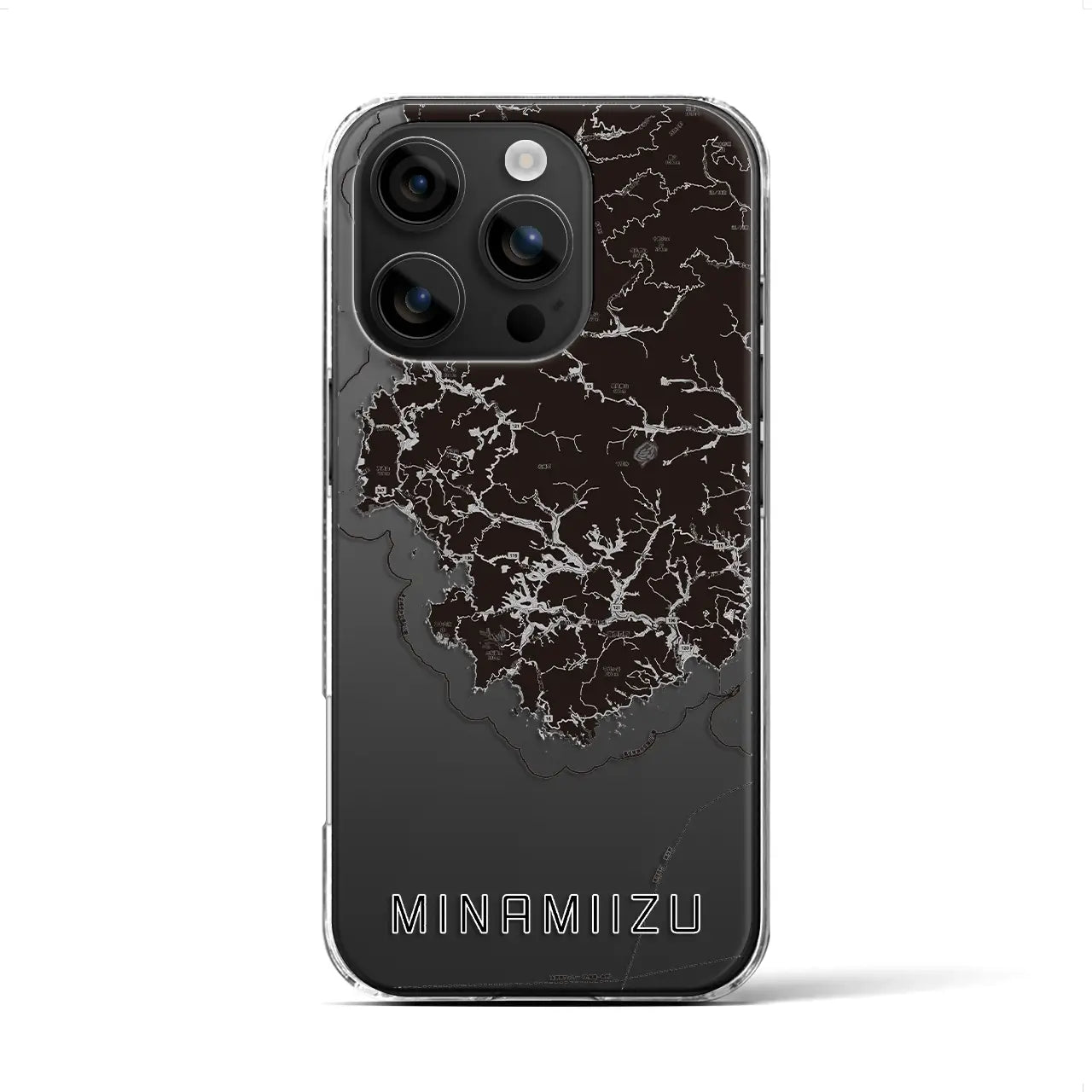 【南伊豆(静岡県)】地図柄iPhoneケース(クリアタイプ)