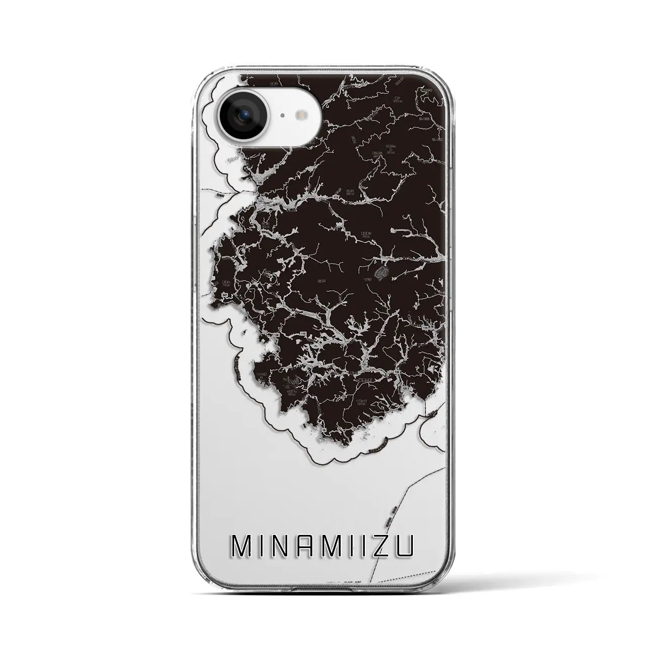 【南伊豆(静岡県)】地図柄iPhoneケース(クリアタイプ)