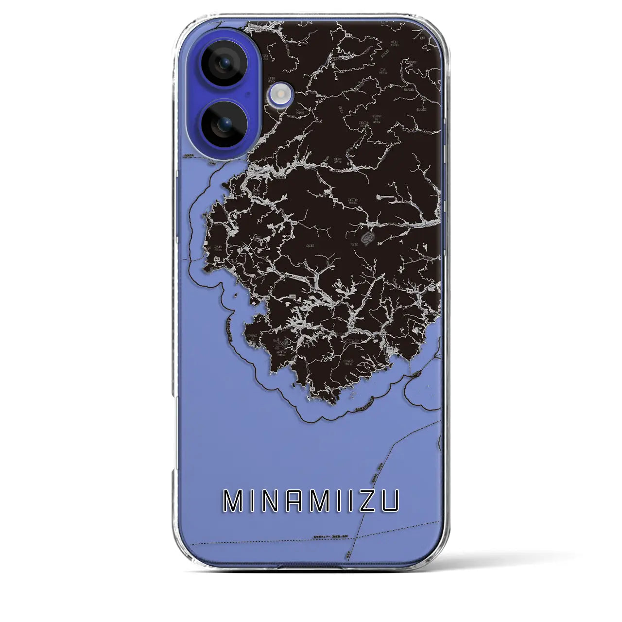 【南伊豆(静岡県)】地図柄iPhoneケース(クリアタイプ)