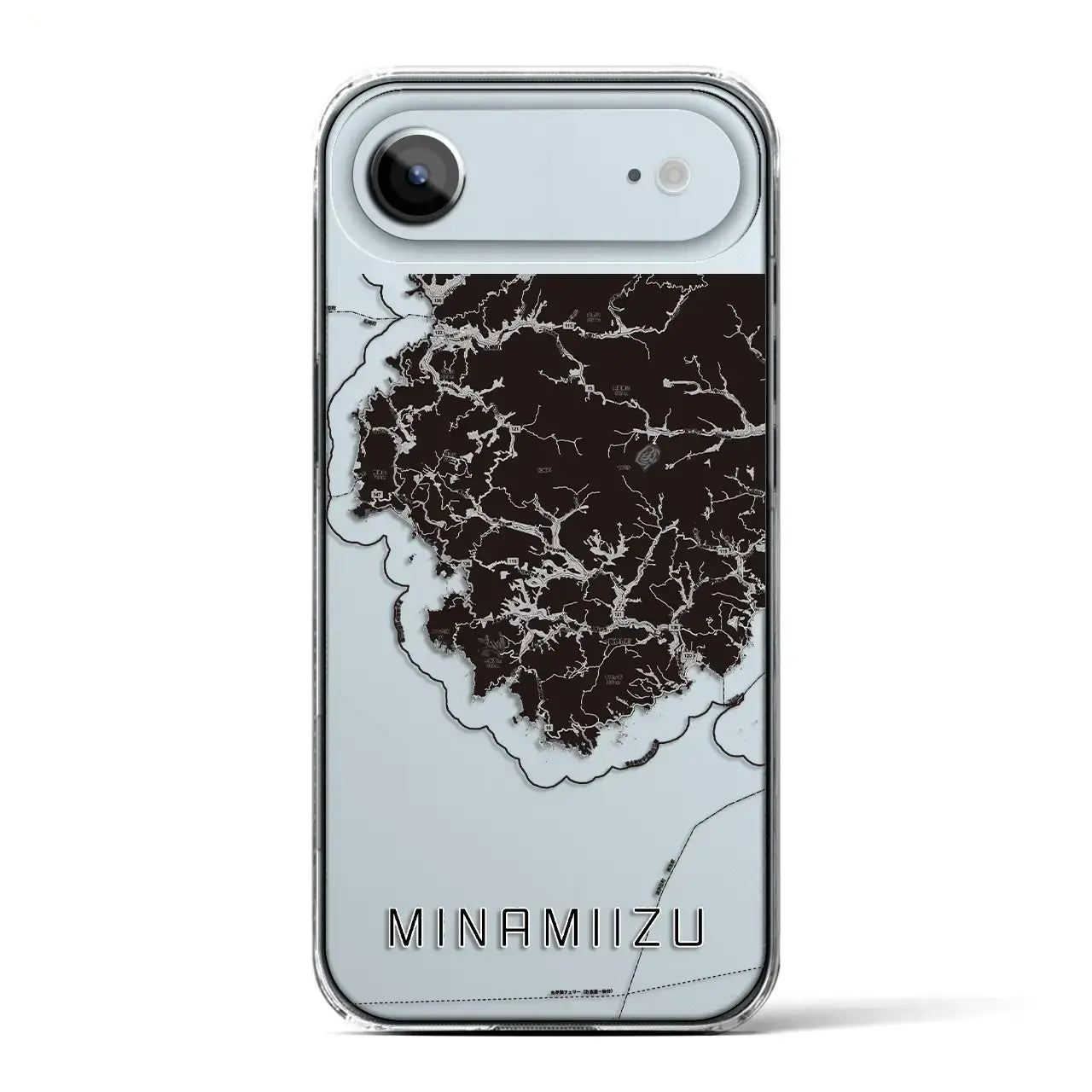 【南伊豆(静岡県)】地図柄iPhoneケース(クリアタイプ)