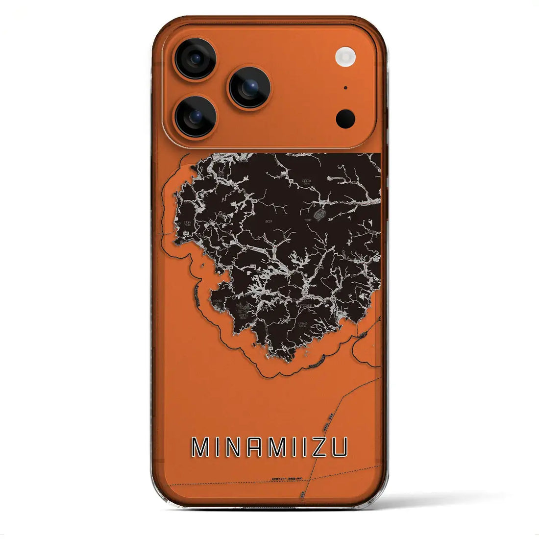 【南伊豆(静岡県)】地図柄iPhoneケース(クリアタイプ)