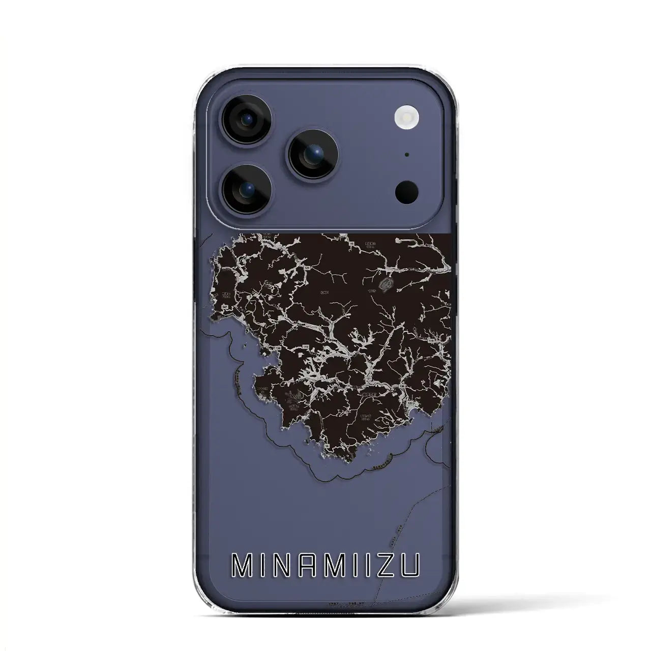 【南伊豆(静岡県)】地図柄iPhoneケース(クリアタイプ)