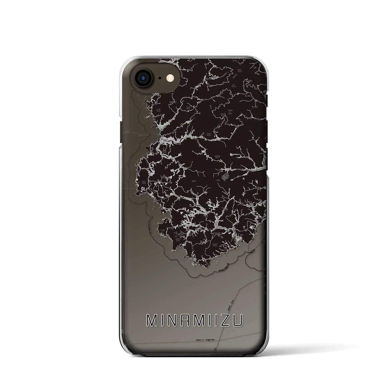 【南伊豆(静岡県)】地図柄iPhoneケース(クリアタイプ)