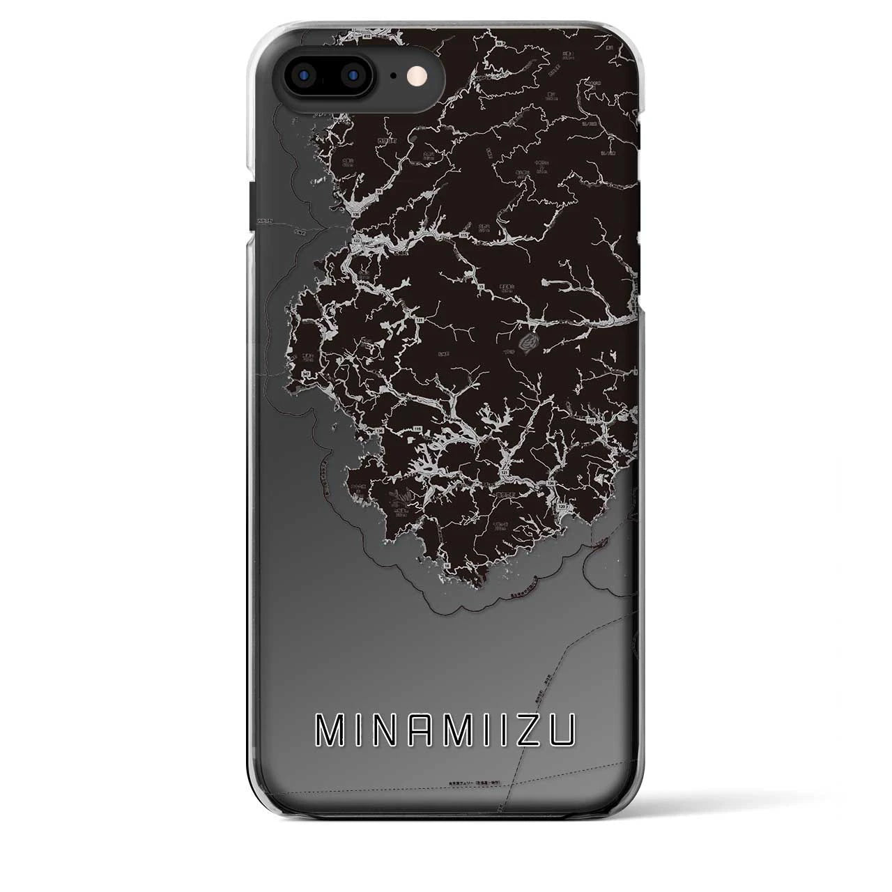 【南伊豆(静岡県)】地図柄iPhoneケース(クリアタイプ)