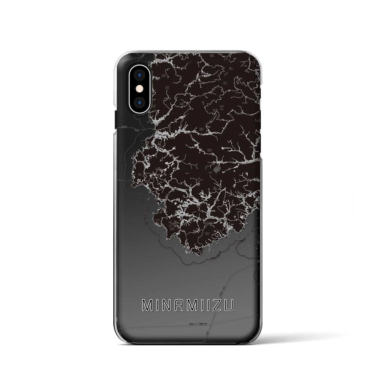 【南伊豆(静岡県)】地図柄iPhoneケース(クリアタイプ)