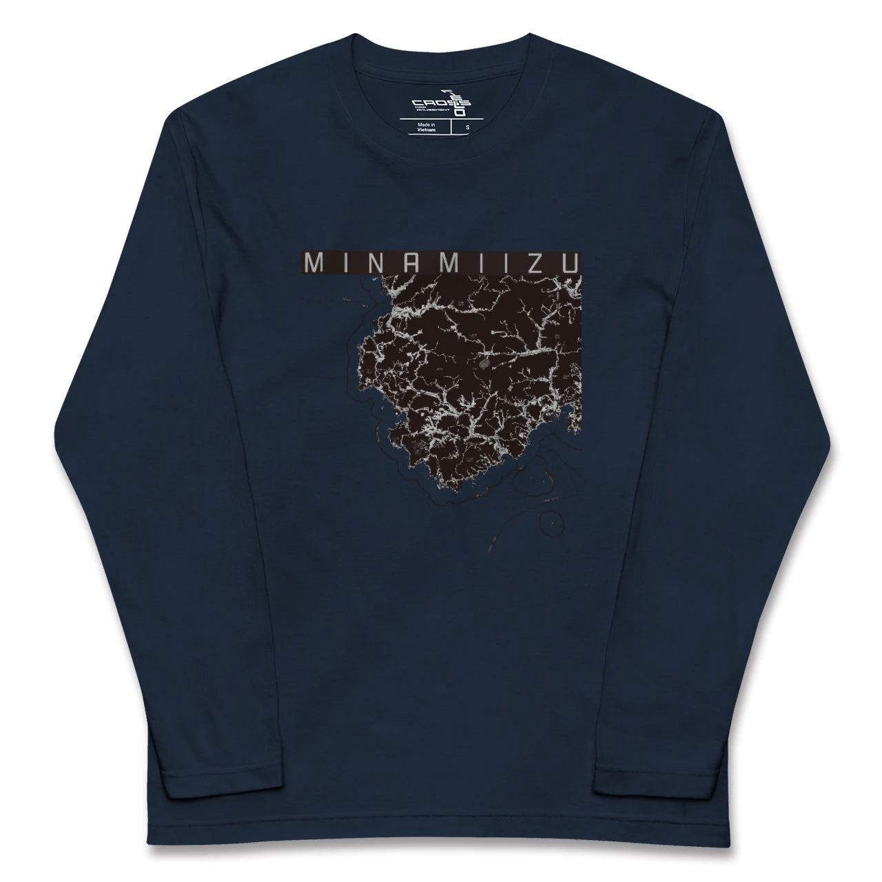 【南伊豆(静岡県)】地図柄ロングスリーブTシャツ