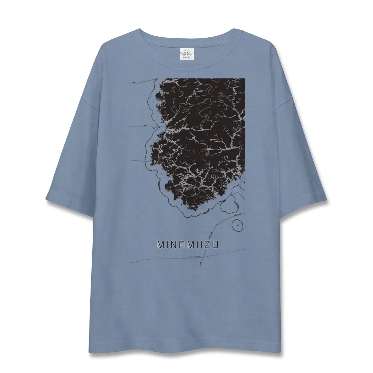 【南伊豆(静岡県)】地図柄ビッグシルエットTシャツ