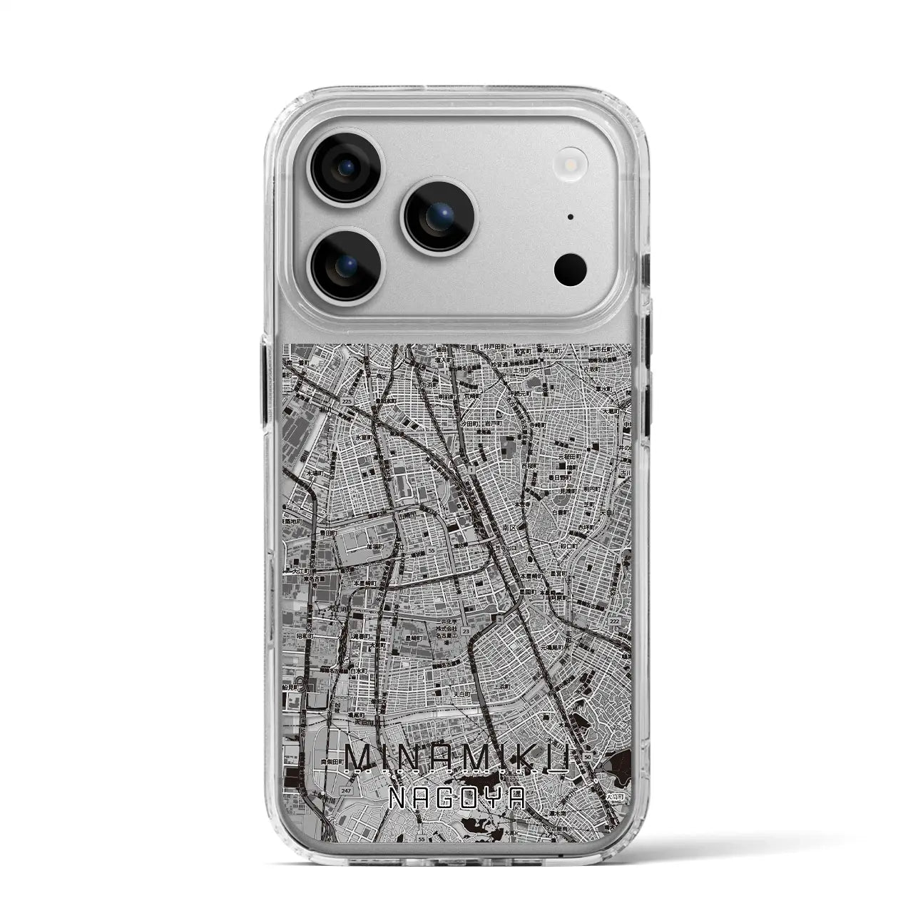 【南区(名古屋市)】地図柄iPhoneケース(MagSafeタイプ)