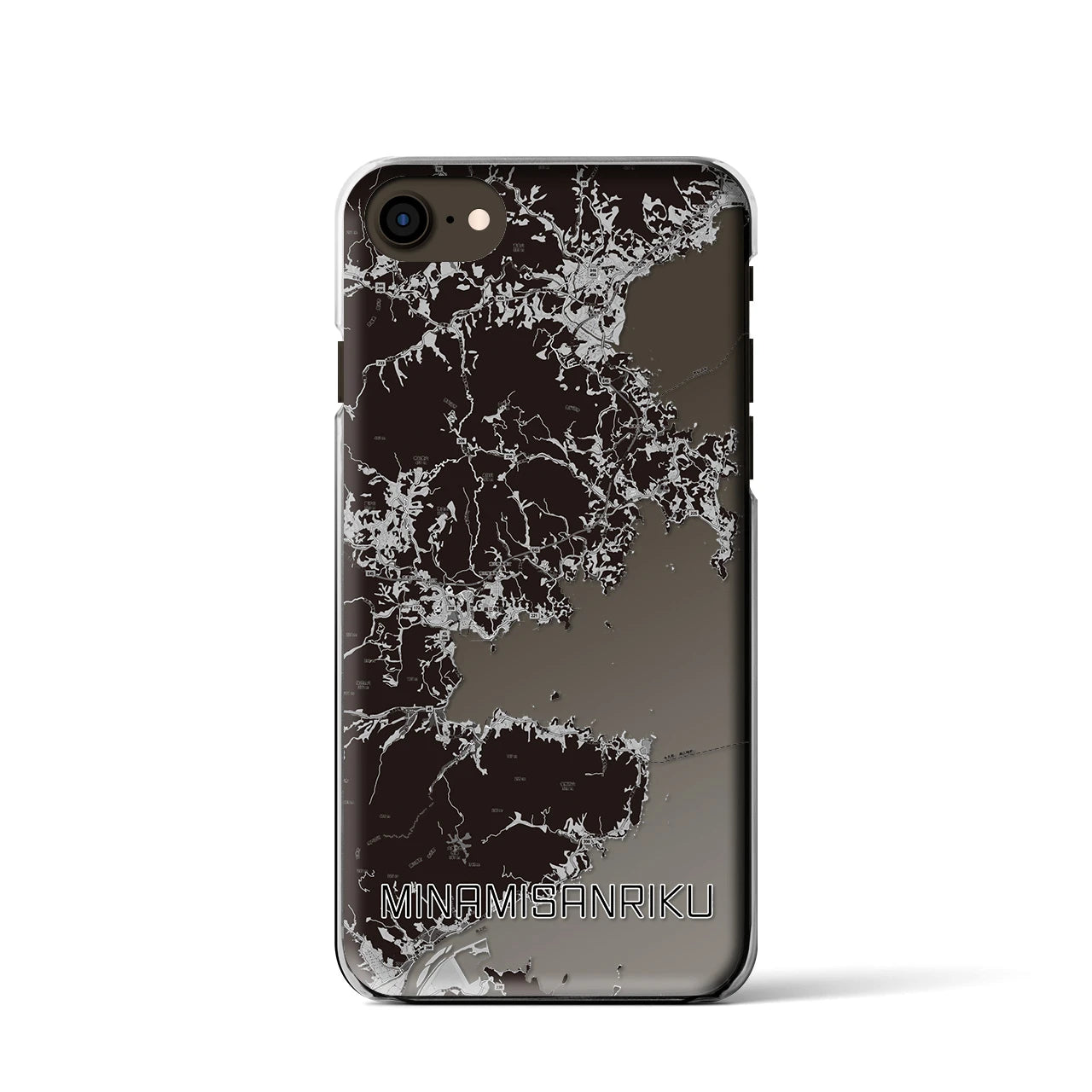 【南三陸(宮城県)】地図柄iPhoneケース(クリアタイプ)