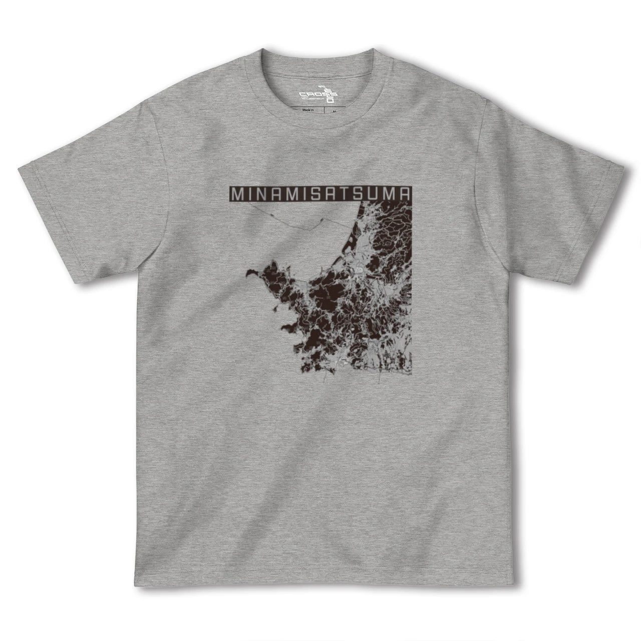 【南さつま(鹿児島県)】地図柄ヘビーウェイトTシャツ