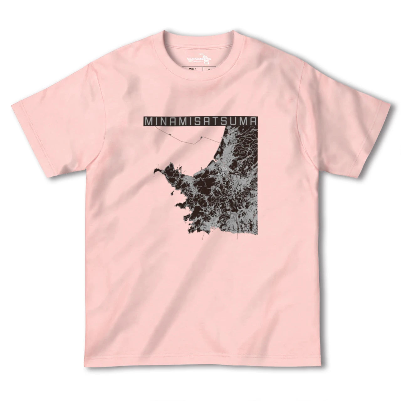 【南さつま(鹿児島県)】地図柄ヘビーウェイトTシャツ