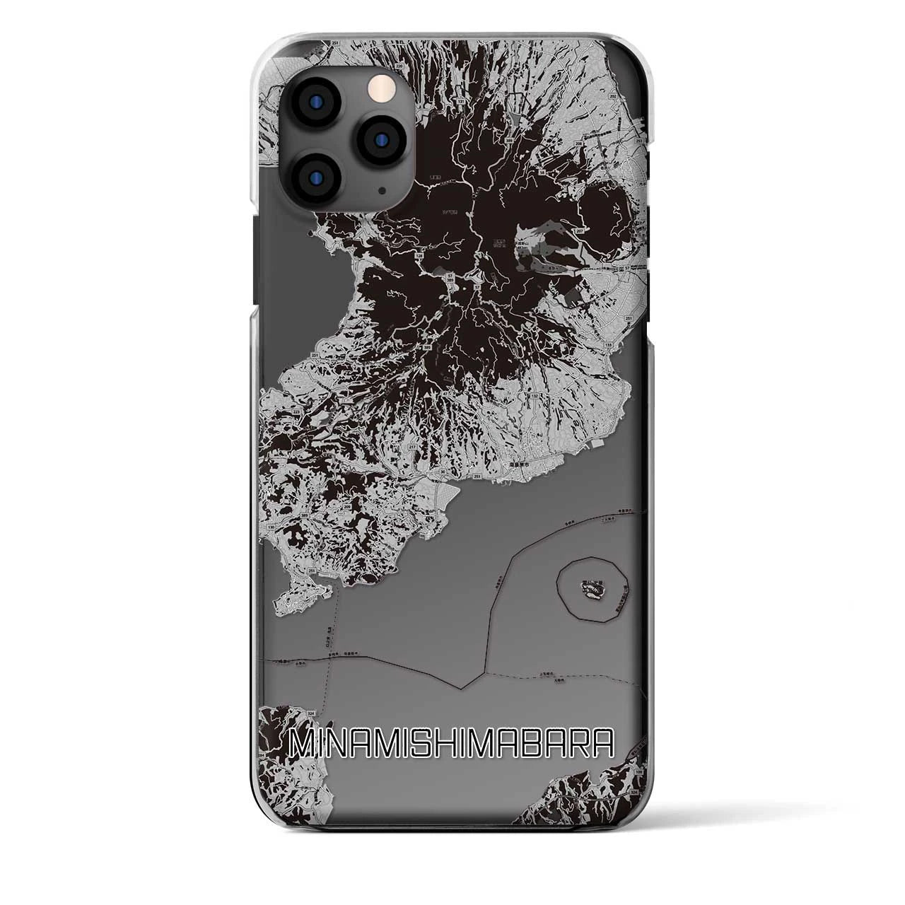 【南島原(長崎県)】地図柄iPhoneケース(クリアタイプ)