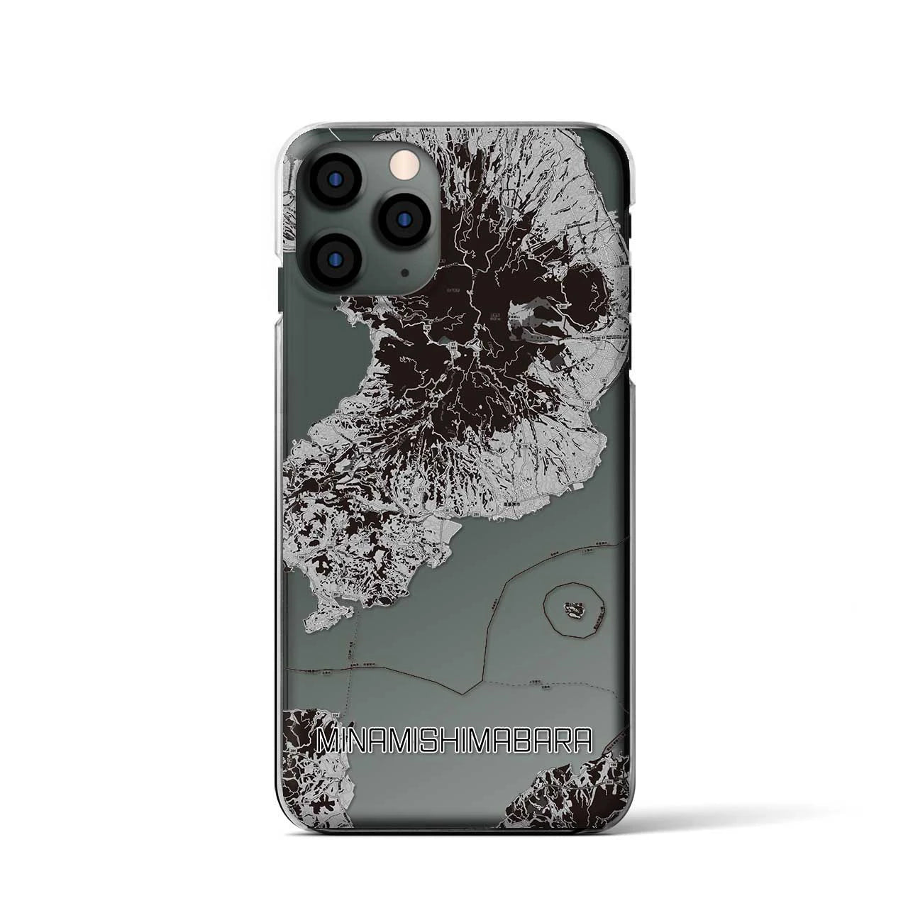 【南島原(長崎県)】地図柄iPhoneケース(クリアタイプ)