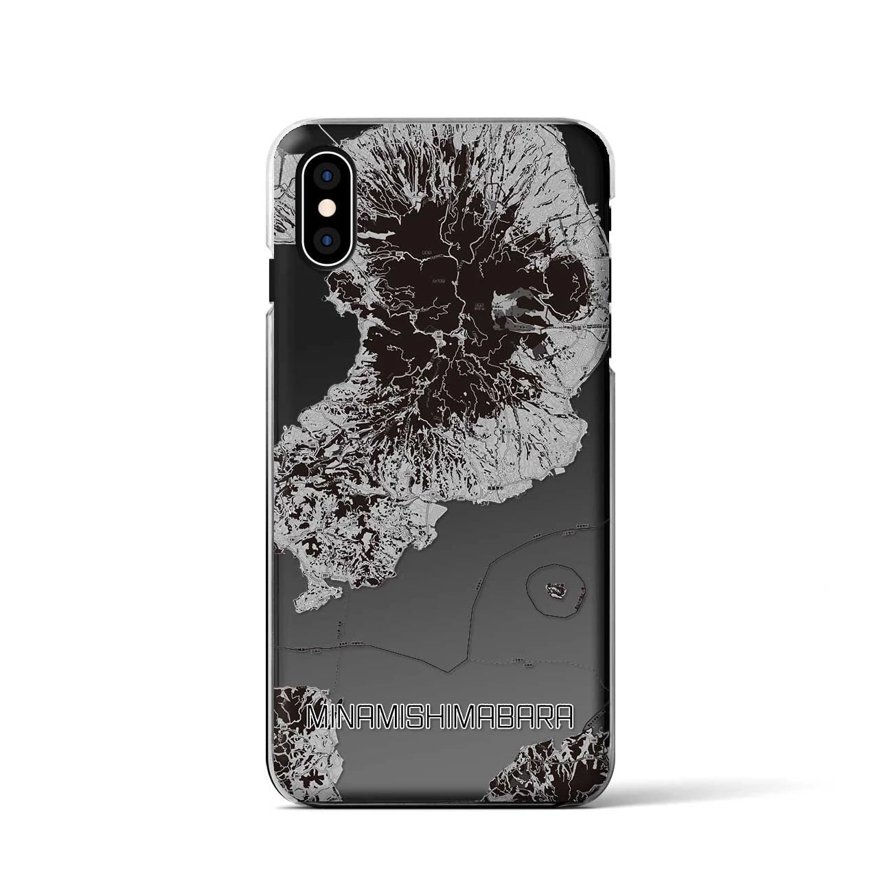 【南島原(長崎県)】地図柄iPhoneケース(クリアタイプ)