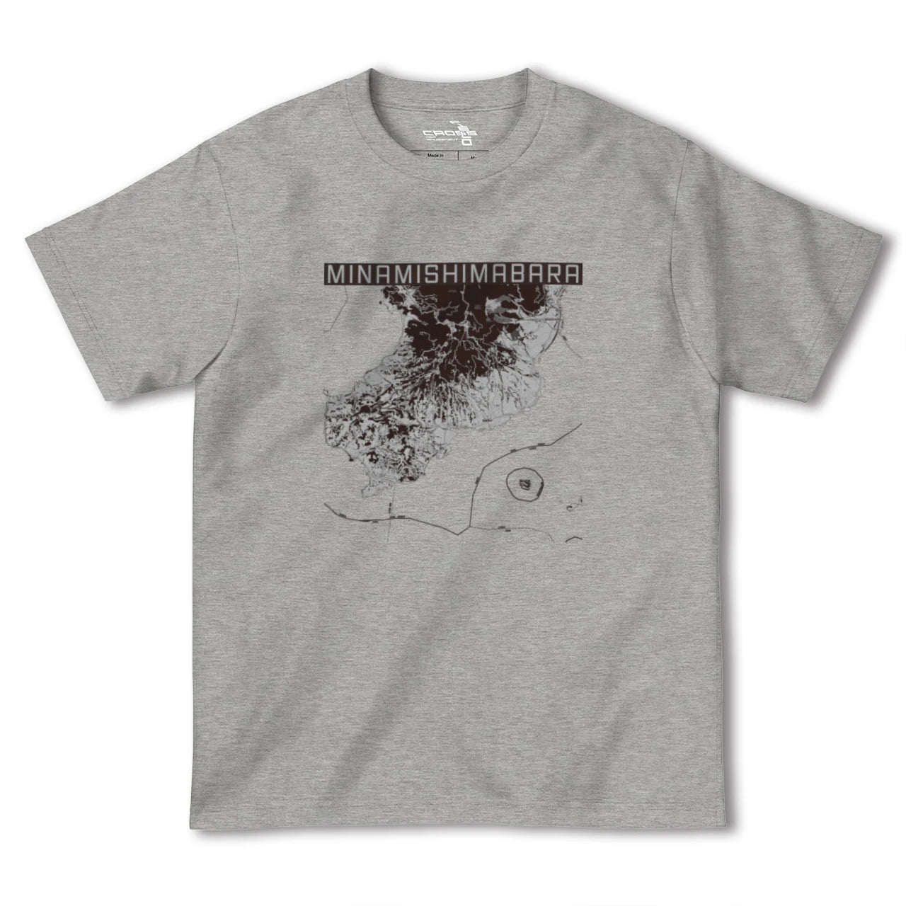 【南島原(長崎県)】地図柄ヘビーウェイトTシャツ
