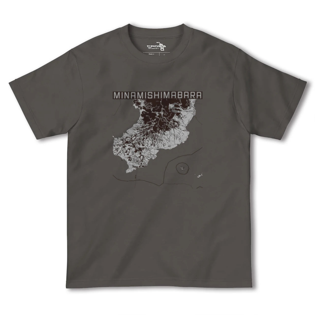 【南島原(長崎県)】地図柄ヘビーウェイトTシャツ