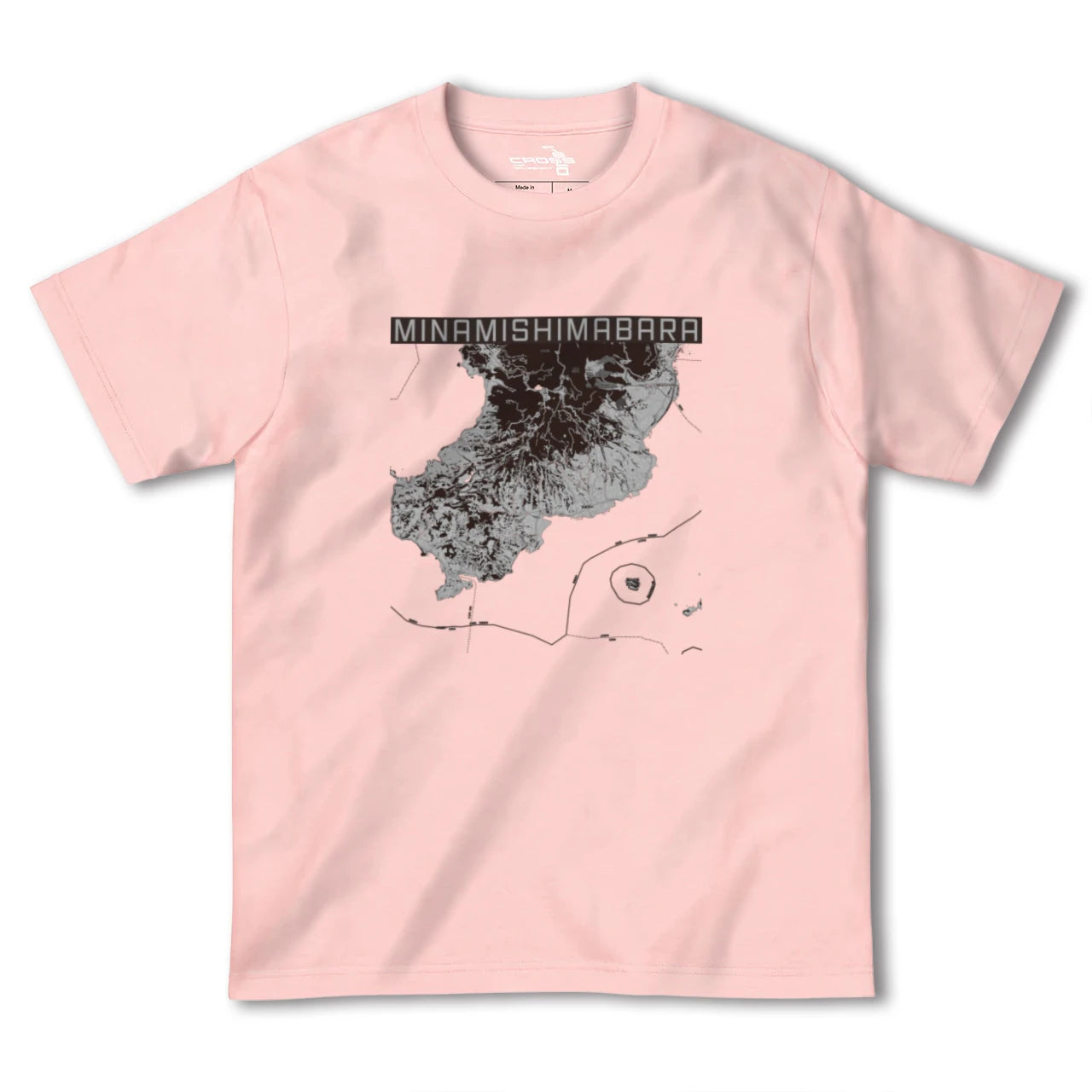 【南島原(長崎県)】地図柄ヘビーウェイトTシャツ