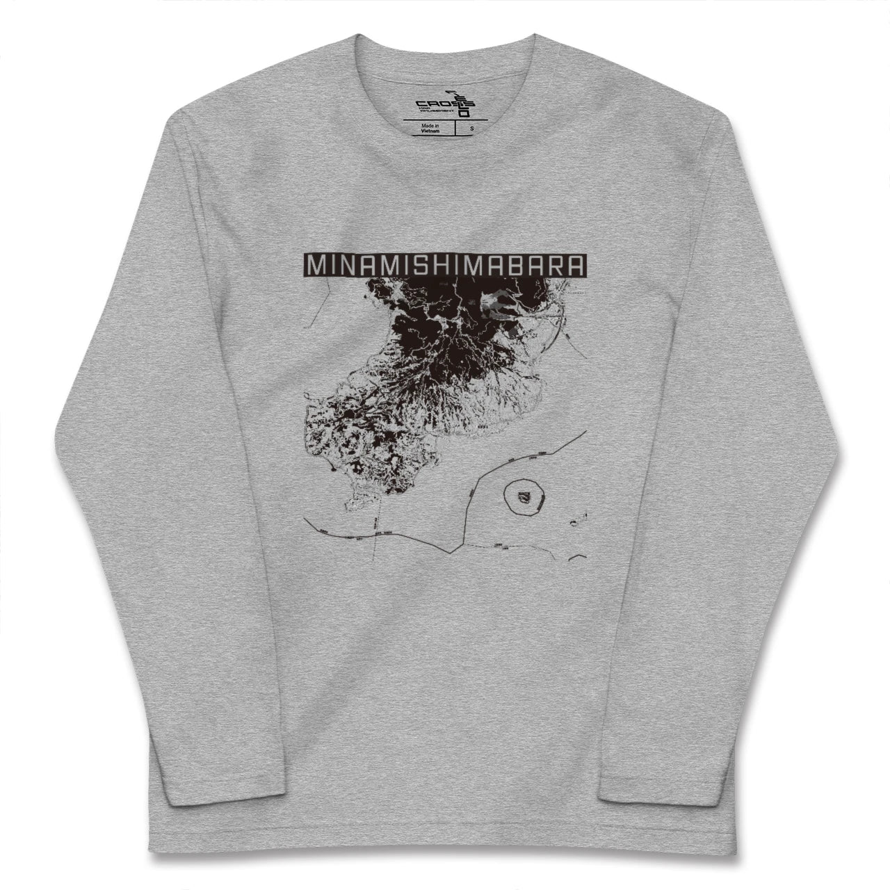 【南島原(長崎県)】地図柄ロングスリーブTシャツ