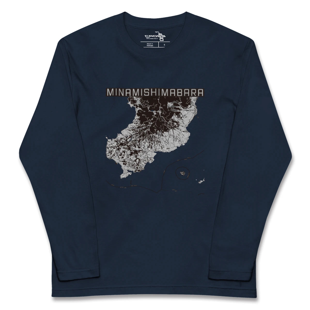【南島原(長崎県)】地図柄ロングスリーブTシャツ