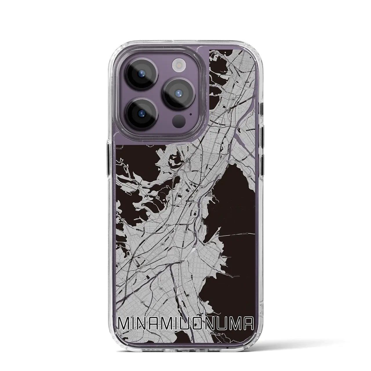 【南魚沼(新潟県)】地図柄iPhoneケース(MagSafeタイプ)