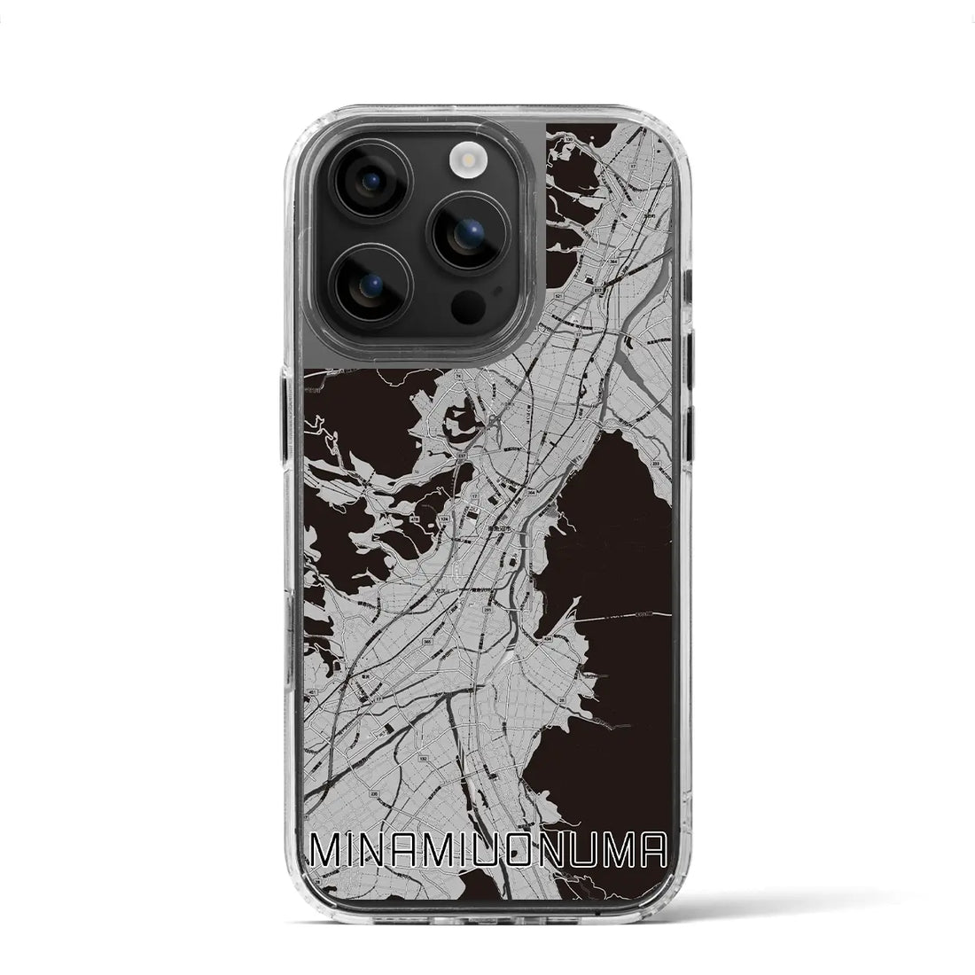 【南魚沼(新潟県)】地図柄iPhoneケース(MagSafeタイプ)