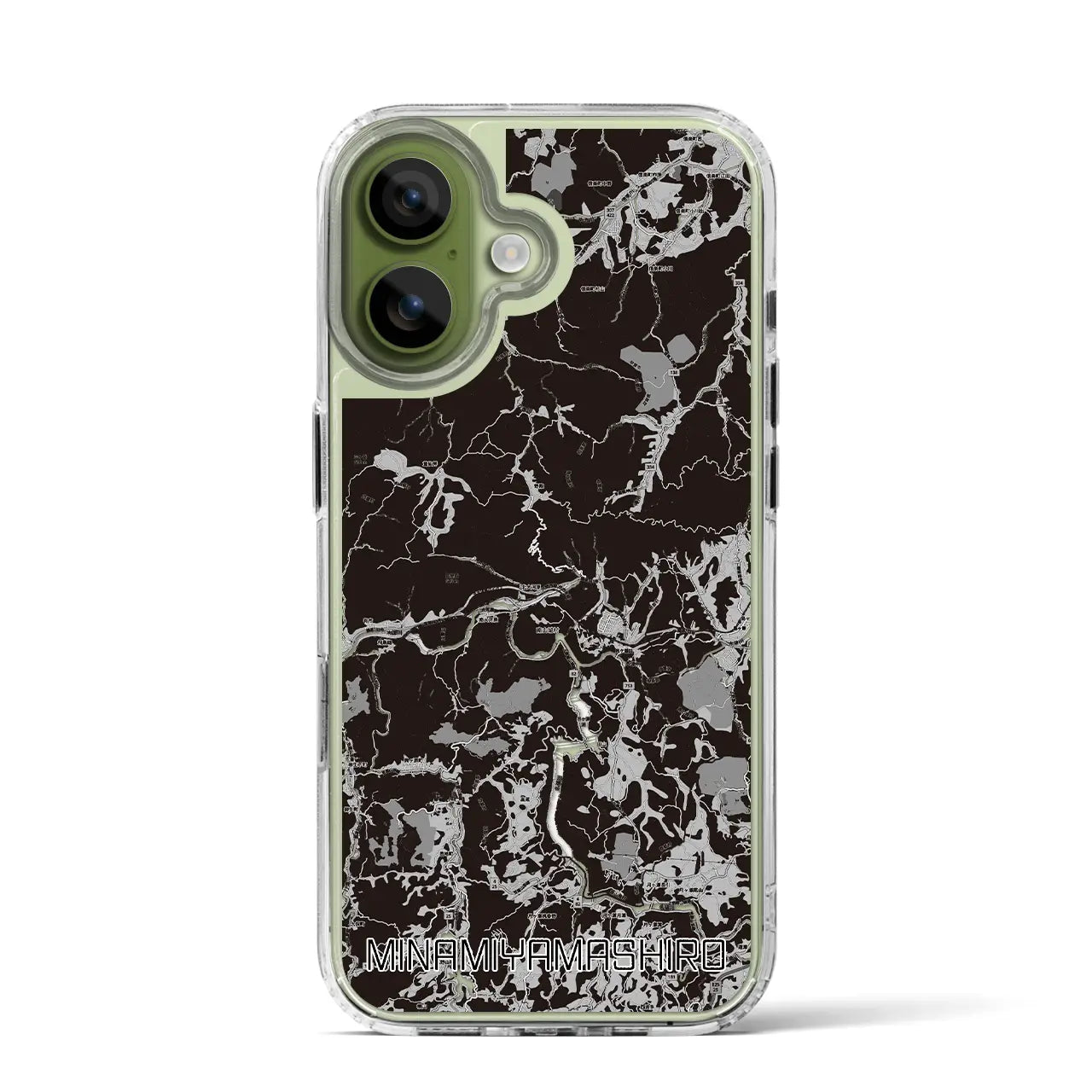 【南山城(京都府)】地図柄iPhoneケース(MagSafeタイプ)