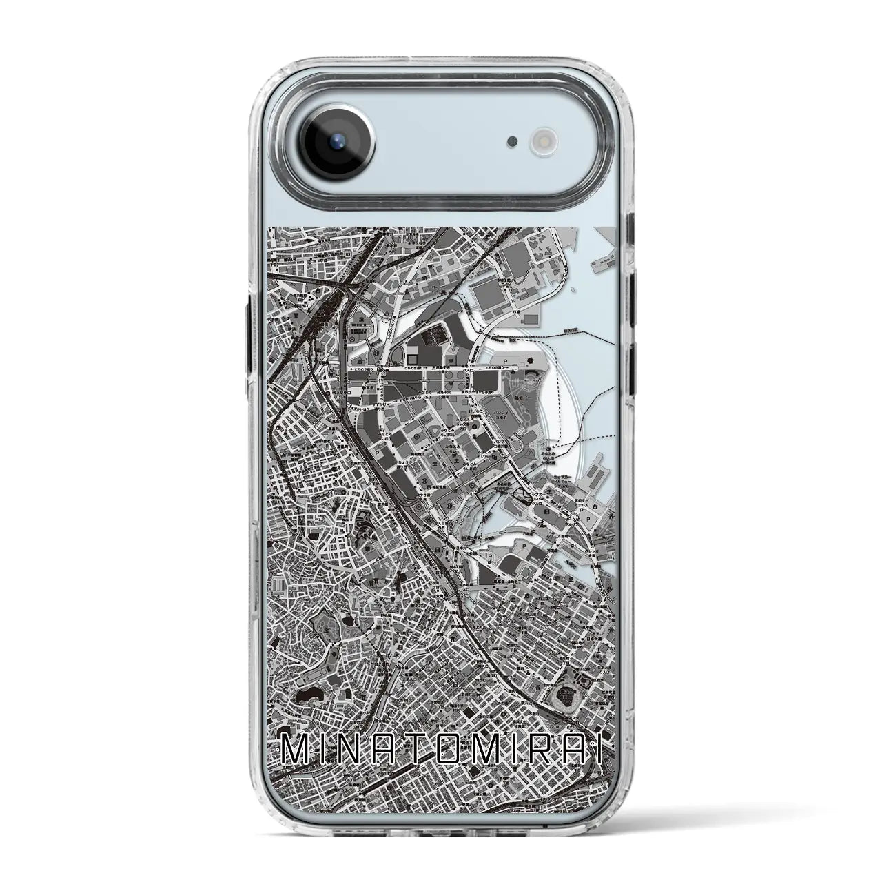 【みなとみらい(神奈川県)】地図柄iPhoneケース(MagSafeタイプ)