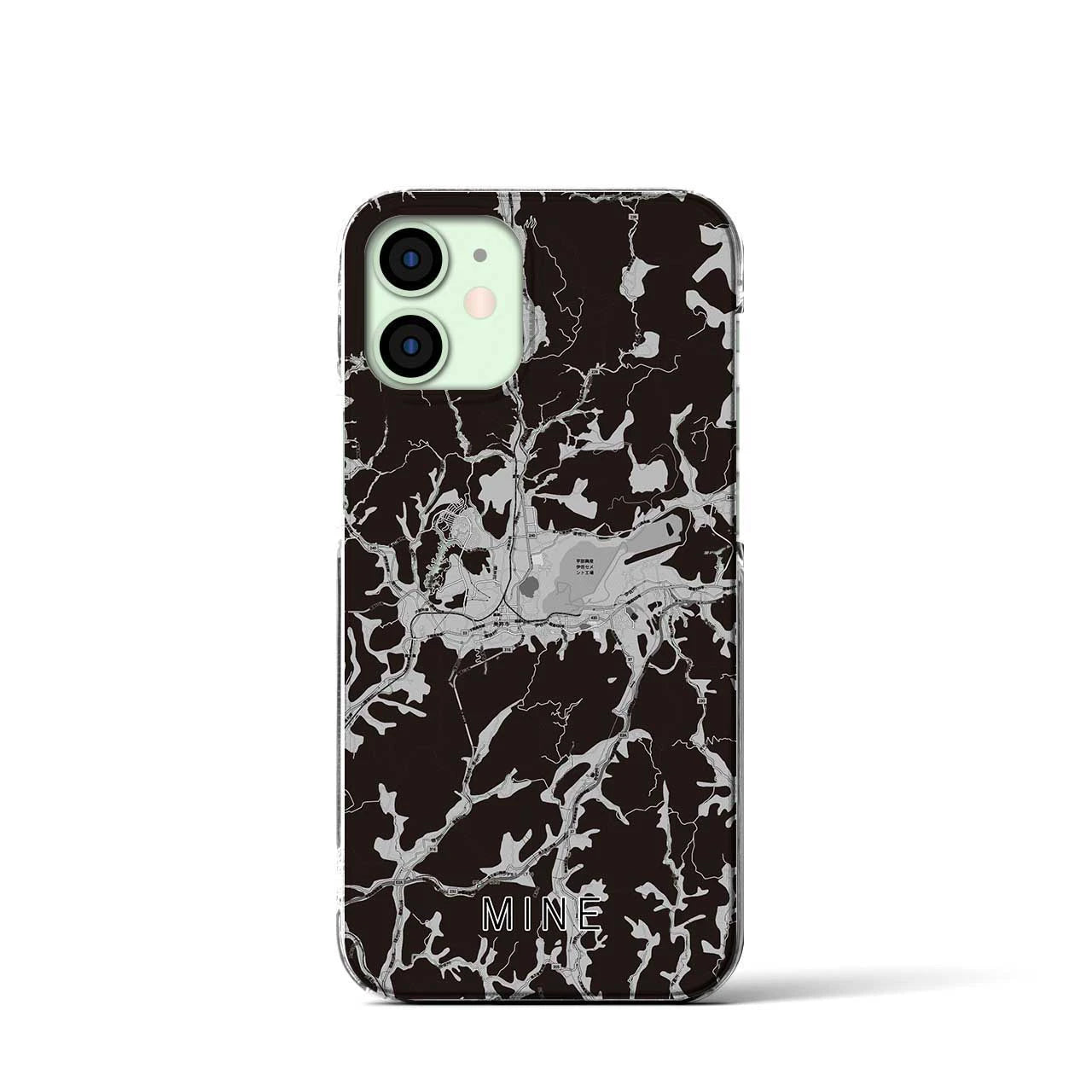 【美祢(山口県)】地図柄iPhoneケース(クリアタイプ)