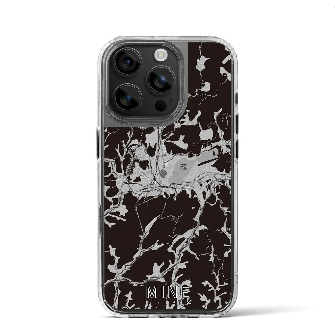 【美祢(山口県)】地図柄iPhoneケース(MagSafeタイプ)