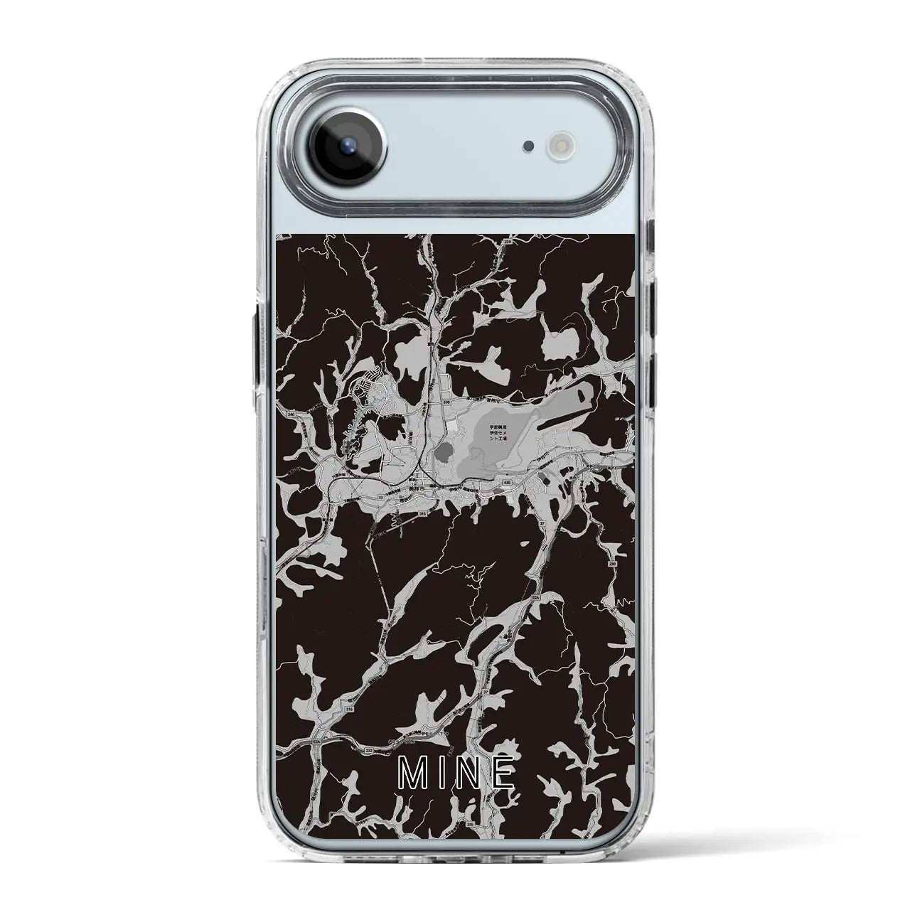 【美祢(山口県)】地図柄iPhoneケース(MagSafeタイプ)