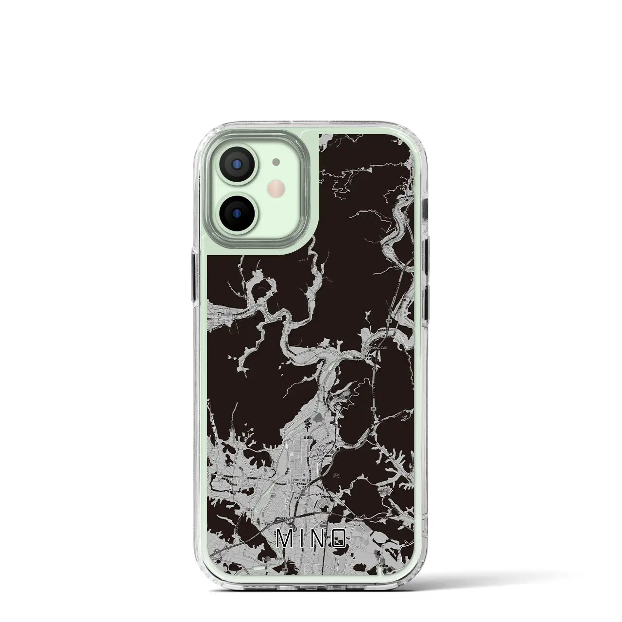 【美濃(岐阜県)】地図柄iPhoneケース(MagSafeタイプ)