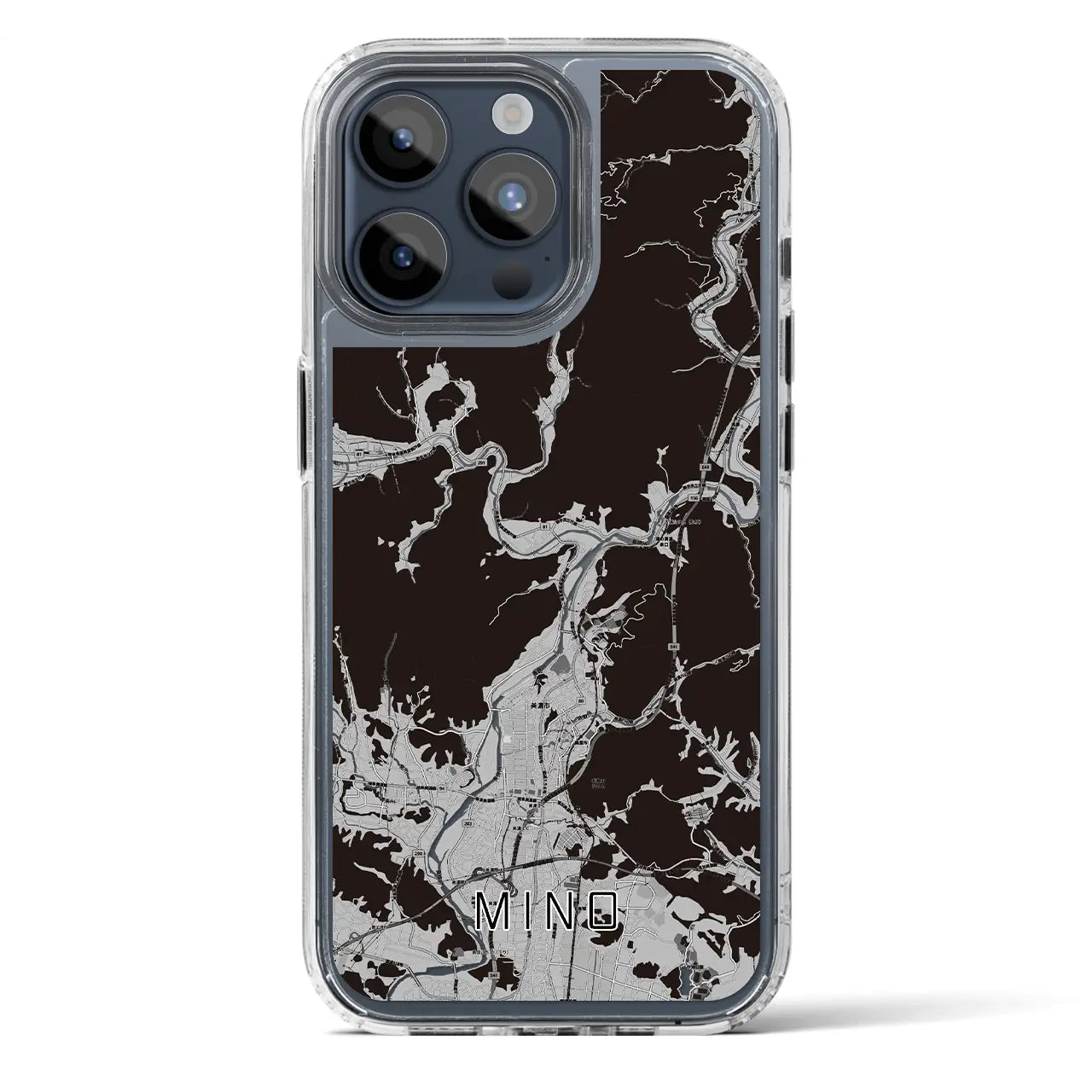 【美濃(岐阜県)】地図柄iPhoneケース(MagSafeタイプ)