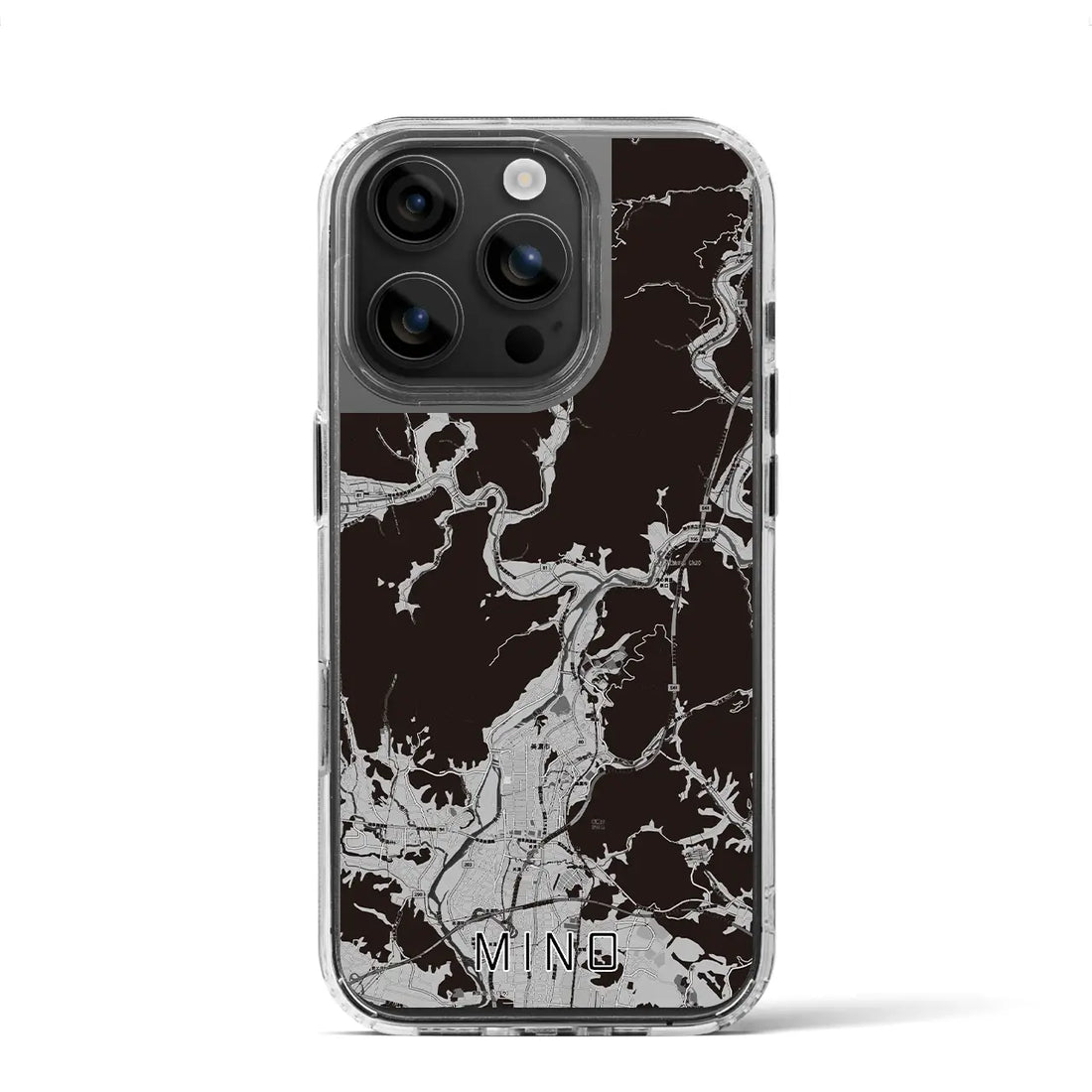 【美濃(岐阜県)】地図柄iPhoneケース(MagSafeタイプ)