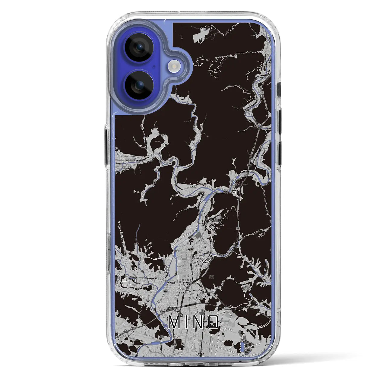 【美濃(岐阜県)】地図柄iPhoneケース(MagSafeタイプ)