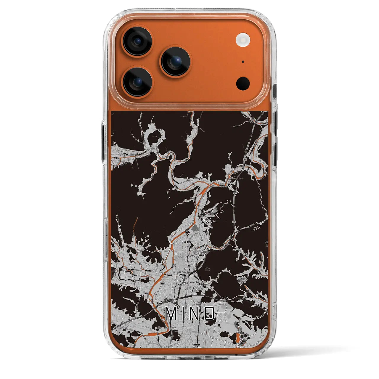 【美濃(岐阜県)】地図柄iPhoneケース(MagSafeタイプ)