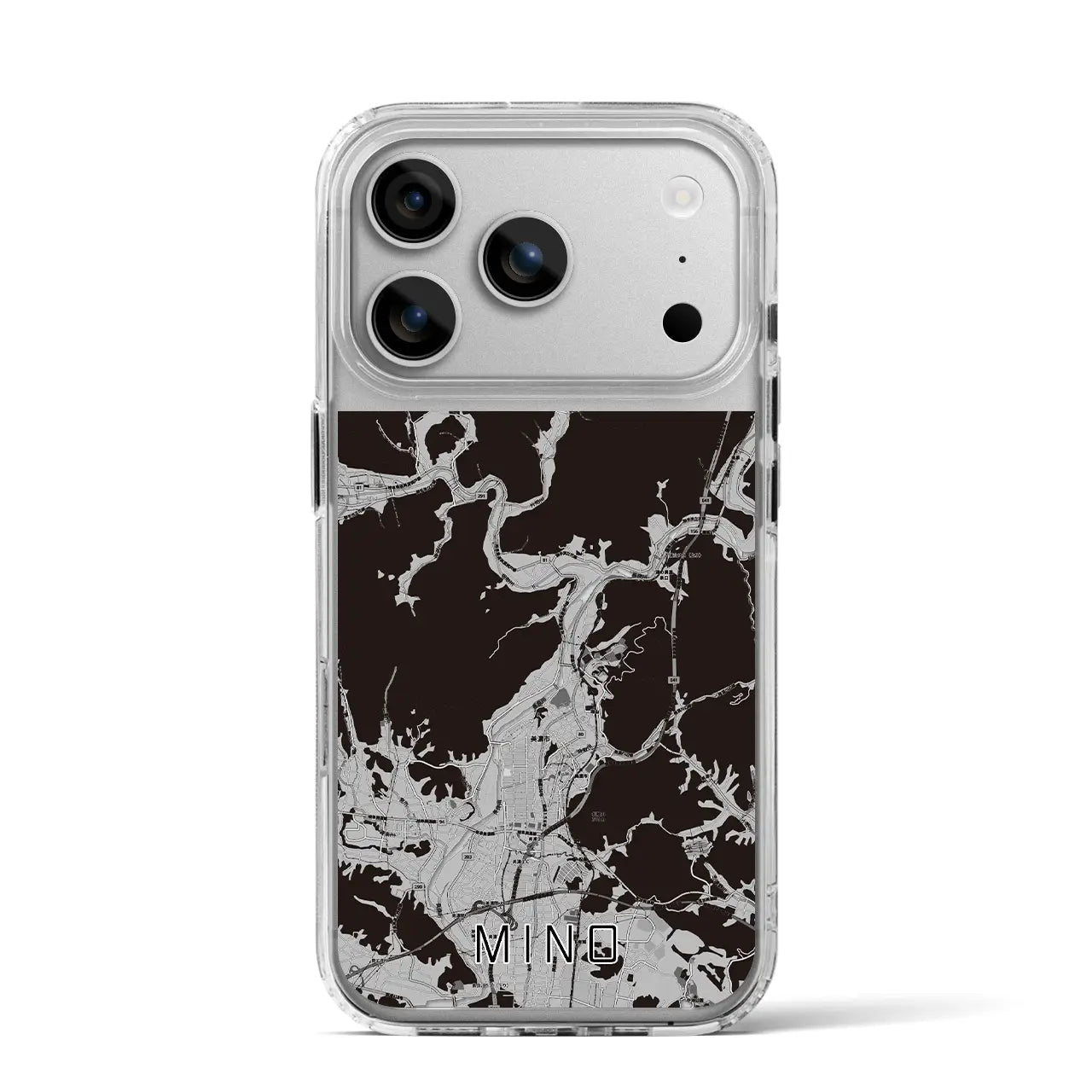 【美濃(岐阜県)】地図柄iPhoneケース(MagSafeタイプ)