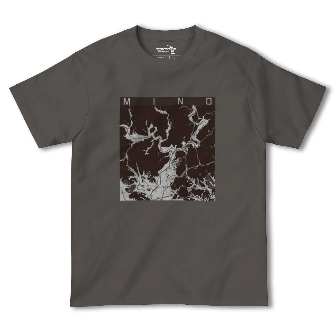 【美濃(岐阜県)】地図柄ヘビーウェイトTシャツ